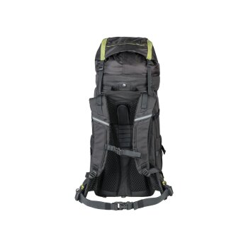 CRIVIT Premium-Trekking-Rucksack, 50+10 L, schwarz/gelb - B-Ware