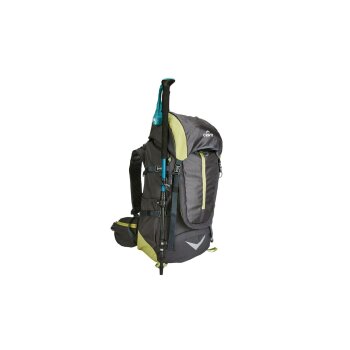 CRIVIT Premium-Trekking-Rucksack, 50+10 L, schwarz/gelb - B-Ware