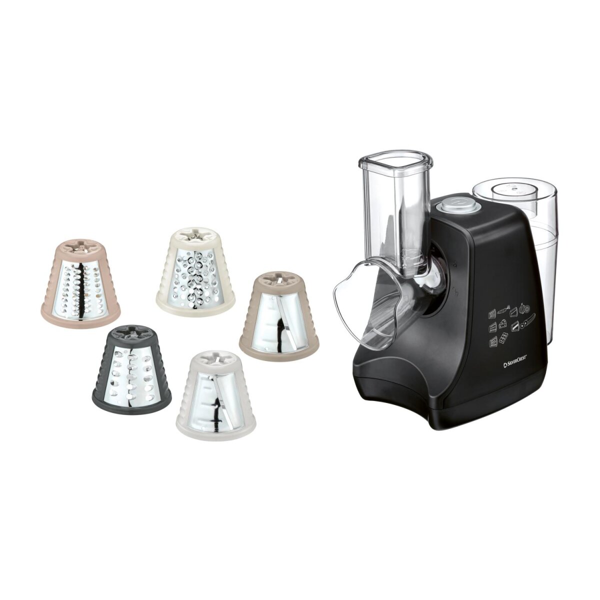 SILVERCREST® Elektrische Gemüseraspel SGR 150 E3, schwarz