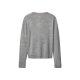 Esmara® Damen Merinopullover, S, hellgrau - B-Ware neuwertig