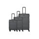 PAKLITE Softschalenkoffer Lido Set (anthrazit) - B-Ware neuwertig