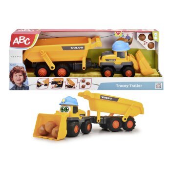 DICKIE Spielzeug Bagger »ABC Tracey Trailer«...