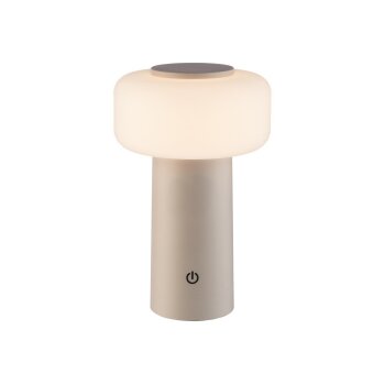LIVARNO® LED-Akku-Tischleuchte, beige - B-Ware neuwertig