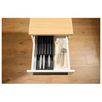 SILVERCREST® Gewürzgläser-Schubladeneinsätze / Küchenmesser-Schubladeneinsatz - B-Ware