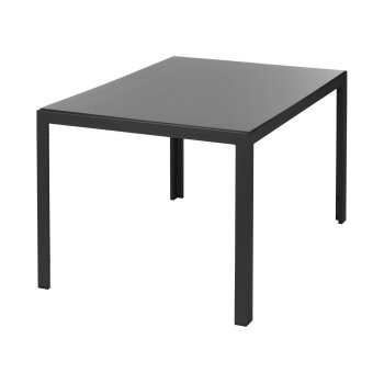 LIVARNO home Alu-Gartentisch »Houston«, mit Wendetischplatte, schwarz - B-Ware