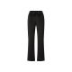 esmara® Damen-Velourshose, XL (48/50), schwarz - B-Ware neuwertig