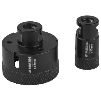 PARKSIDE PERFORMANCE® Diamant-Bohrkronen, Ø 30, 68 mm - B-Ware sehr gut