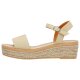 esmara® Damen-Keilsandalen, 36, beige - B-Ware sehr gut