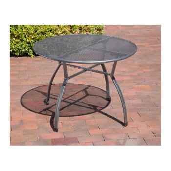 GREEMOTION Gartentischgruppe »Toulouse« (Tisch + 4 Stapelstühle, Ø100 x 74 cm) - B-Ware sehr gut