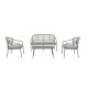 GREEMOTION Stahl-Geflecht-Coffee-Set »Bilbao«, 4-teilig - B-Ware sehr gut
