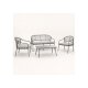 GREEMOTION Stahl-Geflecht-Coffee-Set »Bilbao«, 4-teilig - B-Ware sehr gut