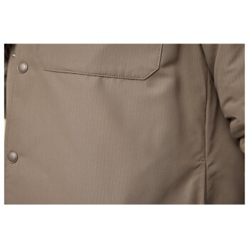 LIVERGY® Herren-Jacke, in moderner Ripstop-Qualität, S, braun - B-Ware neuwertig