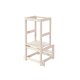 ROBA Lernturm, Montessori-Prinzip, aus Holz (cashmere) - B-Ware sehr gut