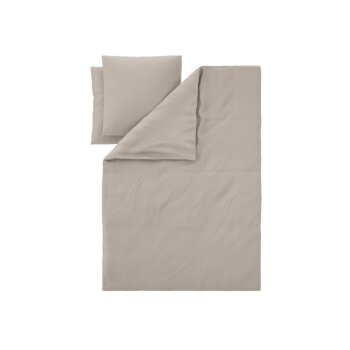 LIVARNO Bettwäsche, Mikrofaser, 240 x 220 cm, beige...