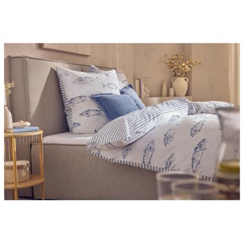 LIVARNO® Jersey-Spannbettlaken, 90-100 x 200 cm, weiß - B-Ware neuwertig