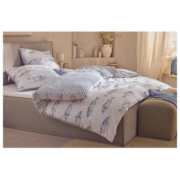 LIVARNO® Jersey-Spannbettlaken, 90-100 x 200 cm, weiß - B-Ware neuwertig