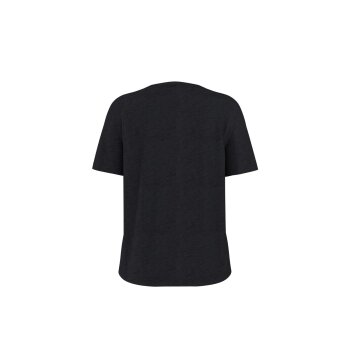 esmara® Damen-T-Shirt, mit Leinen, S, schwarz - B-Ware sehr gut