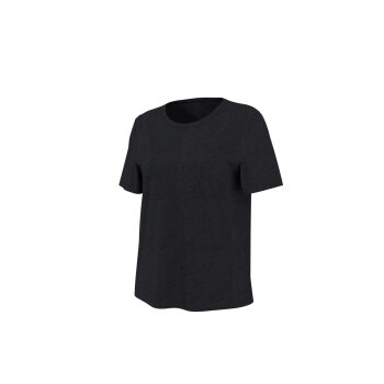 esmara® Damen-T-Shirt, mit Leinen, S, schwarz - B-Ware sehr gut