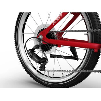 CRIVIT Kinderfahrrad Light, 20 Zoll, rot - B-Ware sehr gut