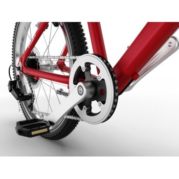 CRIVIT Kinderfahrrad Light, 20 Zoll, rot - B-Ware sehr gut