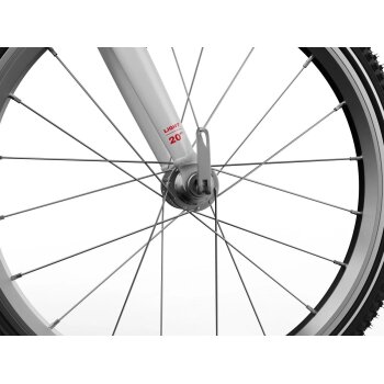 CRIVIT Kinderfahrrad Light, 20 Zoll, rot - B-Ware sehr gut