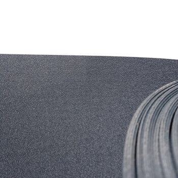 Ribelli Sichtschutzstreifen für Doppelstabmattenzaun, 26 m x 19 cm, 750 g/m², blickdicht, 1 Rolle, dunkelgrau - B-Ware neuwertig
