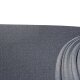 Ribelli Sichtschutzstreifen für Doppelstabmattenzaun, 26 m x 19 cm, 750 g/m², blickdicht, 1 Rolle, dunkelgrau - B-Ware neuwertig