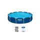 Bestway Steel Pro™ Frame Pool Set, mit Filterpumpe, Ø 366 x 76 cm - B-Ware sehr gut