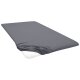 BIBERNA Jersey Spannbettlaken für Matratzentopper, 90-200 x 200 cm (anthrazit, 90 - 100 x 200 cm) - B-Ware neuwertig
