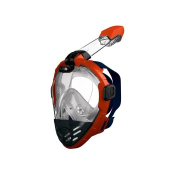 CRIVIT Schnorchelmaske (orange/blau, S/M) - B-Ware Transportschaden Kosmetisch