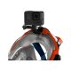 CRIVIT Schnorchelmaske (orange/blau, S/M) - B-Ware Transportschaden Kosmetisch
