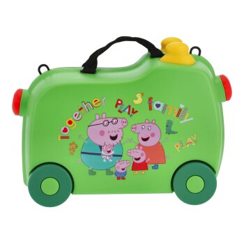 Kinder-Reisekoffer »Peppa Pig« (Grün) -...