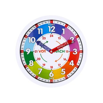 LUPILU® Lern-Wanduhr analog - B-Ware