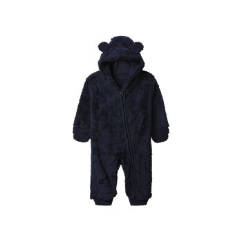 lupilu® Baby-Plüschoverall, 74/80, blau - B-Ware...
