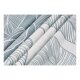 LIVARNO® Mikrofaser-Satin-Bettwäsche, 200 x 220 cm, 70 x 90 cm, Blätter/grau - B-Ware neuwertig