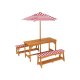 LIVARNO HOME Kinder Gartentisch Set, mit Sonnenschirm - B-Ware