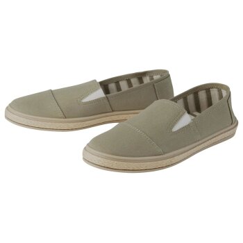 ESMARA® Damen Freizeitschuhe, Obermaterial aus reiner Baumwolle (Grün, 38) - B-Ware sehr gut