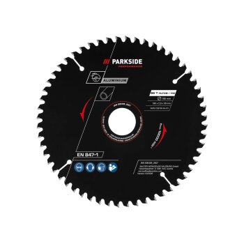 PARKSIDE PERFORMANCE® Kreissägeblatt, Ø 190 mm (Aluminium 56 Zähne) - B-Ware neuwertig