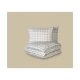LIVARNO® Mikrofaser-Satin-Bettwäsche, 240 x 220 cm, 70 x 90 cm, Karo - B-Ware sehr gut