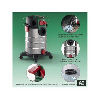 PARKSIDE® Nass-/ Trockensauger PWD 30 C1 - B-Ware