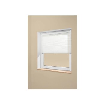 LIVARNO® Plissee Rollo für Fenster, 60 x 130 cm, Montage ohne Bohren (Weiß) - B-Ware sehr gut