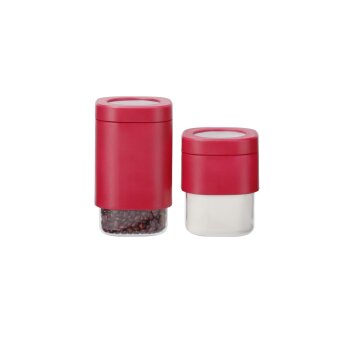 SILVERCREST® Vorratsdosen-Set (Dunkelrot) - B-Ware neuwertig