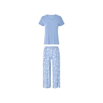 esmara® Damen Pyjama (Hellblau, XS (32/34)) - B-Ware sehr gut