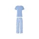 esmara® Damen Pyjama (Hellblau, XS (32/34)) - B-Ware sehr gut