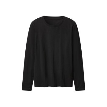 esmara® Damen Langarmshirt, 2 Stück, L (44/46), schwarz/weiß - B-Ware sehr gut