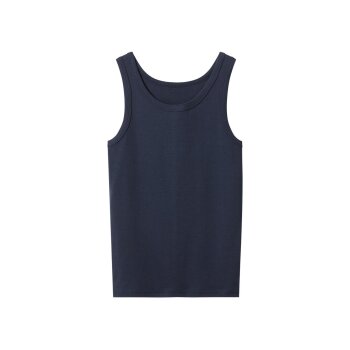 esmara® Jungen Unterhemden, 2 Stück (grau/navy, 134/140) - B-Ware sehr gut