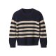 LUPILU® Kinder Strickpullover (navy/beige, 122/128) - B-Ware sehr gut