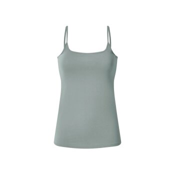 ESMARA® Damen Spaghettiträgerhemden, 3 Stück (grün/blau/grau, L(44/46)) - B-Ware sehr gut