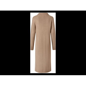 esmara® Damen Strickkleid, mit langen Ärmeln (Beige, M(40/42)) - B-Ware sehr gut