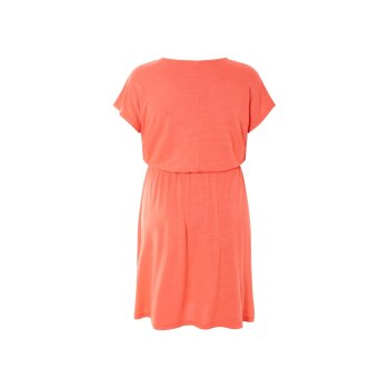 ESMARA® Damen Kleid mit Leinen (Koralle, XL(48/50)) - B-Ware sehr gut